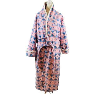 Personal Identity Women's Fleece Bath Robe Size Large Polyester